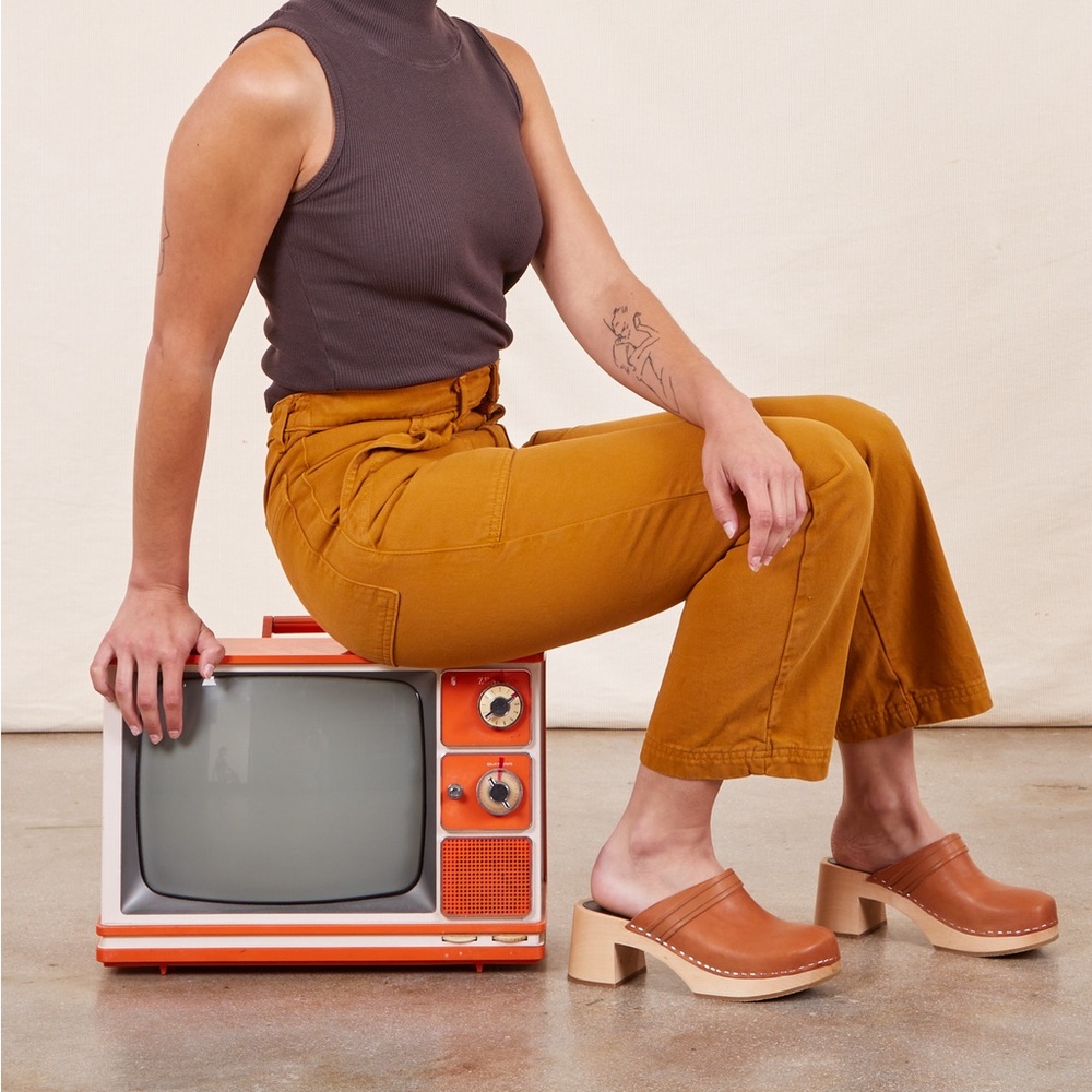 BIG BUD PRESS work pants in Spicy Mustard Petite M